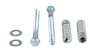 Vestil Steel - Q195 Concrete Car Stop Hardware Kit 2 Pack - Silver