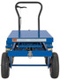 Vestil Steel Rough Terrain Elevating Cart - 20-1/2 In. x 39-3/4 In. 600 lb - Blue