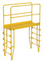 Vestil Steel Vertical Crossover Ladder - 5 Step 56 In. Width 500 lb - Yellow