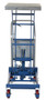 Vestil Steel Double Scissor Hydraulic Elevating Cart - 35-1/2 In. x 20 In. 800 lb - Silver