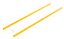 Vestil Steel Square Safety Handrail Connection Tubing - 72 In. - Yellow