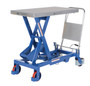 Vestil Steel Hydraulic Elevating Cart - 39-1/2 In. x 20 In. 1750 lb - Blue