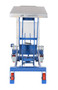 Vestil Steel Hydraulic Elevating Cart - 39-1/2 In. x 20 In. 1750 lb - Blue