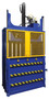 Vestil Steel Cardboard Baler 60 in x 30 in x - 42 in 1100 lb Blue / - Yellow
