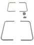 Vestil Galvanized Steel Cargo Bar Hoops for CB Series - 1 In. Projection