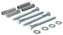 Vestil Steel - Q195 Concrete Car Stop Hardware Kit 4 Pack - Silver