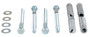 Vestil Steel - Q195 Concrete Car Stop Hardware Kit 4 Pack - Silver