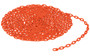 Vestil Steel Bollard Safety Chain - 50 Foot 3/16 In. Thickness - Orange