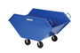 Vestil Steel Chip and Waste Trucks - 26.7 Cubic Feet 2000 lb - Blue
