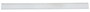 Vestil Recycled Plastic Car Stop - 72 In. x 6 In. x 4 In. - White