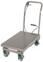 Vestil Stainless Steel Scissor Cart - 32-1/2 In. x 19-3/8 500 lb - Silver
