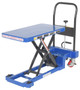 Vestil Low Profile Scissor Cart with Auto Shift - 17-3/4 In. x 27-1/2 In. 200 lb - Blue/Black