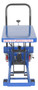 Vestil Low Profile Scissor Cart with Auto Shift - 17-3/4 In. x 27-1/2 In. 200 lb - Blue/Black
