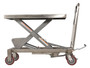 Vestil Partially Stainless Steel Hydraulic Elevating Cart - 39-1/2 In. x 20 In. 1750 lb - Blue