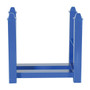 Vestil Steel Stackable Bar Cradle - 22 In. 3700 lb - Blue