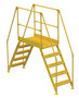 Vestil Steel Crossover Ladder - 5 Step 23-1/2 In. x 48 In. 500 lb - Yellow