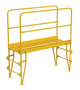 Vestil Steel Vertical Crossover Ladder - 3 Step 56 In. Width 500 lb - Yellow