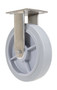 Vestil Thermoplastic Rubber Rigid Caster - 8 In. Diameter x 2 In. Width 675 lb - Gray