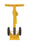 Vestil Steel Stabilizing Jack with Pneumatic Wheels - 100,000 lb Static - Yellow