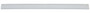 Vestil Recycled Plastic Car Stop - 72 In. x 6 In. x 3-1/4 In. - White