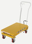 Vestil Steel Auto Shift Hydraulic Elevating Cart - 19-1/2 In. x 32-1/2 In. 550 lb - Yellow