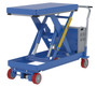Vestil Steel Traction Drive Electric Hydraulic Elevating Cart - 20-3/8 In. x 40-3/8 In. 2000 lb - Blue