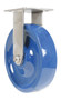 Vestil Solid Polyurethane Rigid Caster - 8 In. Diameter x 2 In. Width 1400 lb Dark - Blue