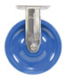 Vestil Solid Polyurethane Rigid Caster - 8 In. Diameter x 2 In. Width 1400 lb Dark - Blue