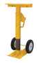 Vestil Steel Stabilizing Jack with Solid Foam Wheels - 100,000 lb Static - Yellow