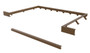 Vestil Steel Dock Leveler Curb Angle Set - 7 Ft. x 6 Ft.