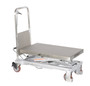 Vestil Partially Stainless Steel Scissor Cart - 32-1/2 In. x 19-3/4 In. 1000 lb - Silver