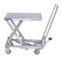Vestil Stainless Steel Scissor Cart - 17-3/4 In. x 27-5/8 In. 300 lb - Silver