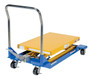 Vestil Steel Foot Pump Scissor Cart - 36 In. x 24 In. 1000 lb Blue / - Yellow