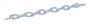 Vestil Galvanized Steel Bollard Safety Chain Per Foot - 3/16 In. Thickness - Silver