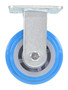 Vestil Polyurethane Rigid Caster - 5 In. Diameter x 2 In. Width 771 lb Light - Blue/Gray
