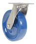 Vestil Solid Polyurethane Swivel Caster - 8 In. Diameter x 2 In. Width 1400 lb Dark - Blue