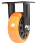 Vestil Polyurethane Rigid Caster - 5 In. Diameter x 2 In. Width 726 lb - Orange/Black