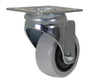 Vestil Polypropylene Swivel Caster - 3 In. Diameter x 1 In. Width 176 lb Light - Gray/Black