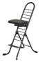 Vestil Steel Height Ergonomic Worker Chairs - 13 In. to 34 In. 220 lb - Black