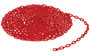 Vestil Steel Bollard Safety Chain - 10 Foot 3/16 In. Thickness - Red
