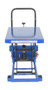 Vestil Steel Low Profile Scissor Lift Cart Auto Shift - 19-5/8 In. x 32-1/4 In. 400 lb - Blue