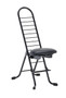Vestil Steel Height Ergonomic Worker Chairs - 14.25 In. to 35.5 In. 220 lb - Black