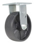 Vestil Glass Filled Nylon Rigid Caster - 6 In. Diameter x 2 In. Width 1200 lb - Black