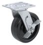 Vestil Phenolic Swivel With Brake Caster - 6 In. Diameter x 2 In. Width 1200 lb - Black