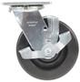 Vestil Phenolic Swivel With Brake Caster - 6 In. Diameter x 2 In. Width 1200 lb - Black