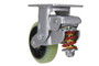 Vestil Polyurethane Rigid Caster - 6 In. Diameter x 1-3/4 In. Width 308-550 lb - Yellow/Black