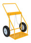 Vestil Steel Welding Cylinder Hand Truck - 30-15/16 In. x 34-1/2 In. x 43-3/16 In. 250 lb - Yellow