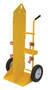Vestil Steel Torch Cart-Lift Eye with Pneumatic Wheels - 23 In. x 34-1/2 In. x 66-3/8 In. 500 lb - Yellow