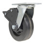 Vestil Phenolic Swivel With Total Brake Caster - 6 In. Diameter x 2 In. Width 1200 lb - Black