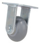 Vestil Thermoplastic Rubber Rigid Caster - 4 In. Diameter x 2 In. Width 485 lb Light - Gray